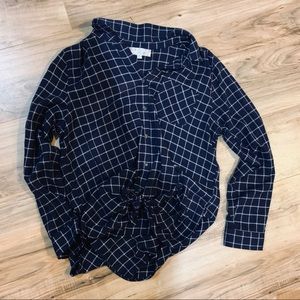 Pink Rose Tie Flannel